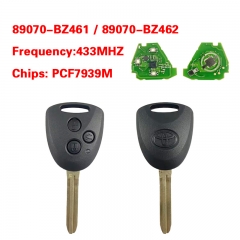 CN007385 Toyota Raize 2023 Genuine Remote Key 3 Buttons 433MHz PCF7939M 89070-BZ...
