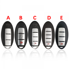 CS027027 3/4/5 Buttons 2006-2014 Remote Smart Key Shell Cover Case For Nissan AL...