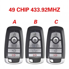 CN018163 New Key For Ford Frequency 433.92 MHz FSK Transponder HITAG PRO Part No...