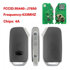 CN051398 95440-J7650 3 Buttons For Kia Ceed 2022+ 4A 433MHz Remote Key Fob FG014...