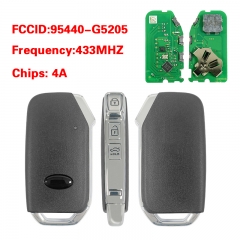 CN051396 95440-G5205 3 Buttons For Kia Niro Hybrid 2022-2024 4A 433MHz Remote Ke...
