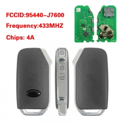 CN051397 95440-J7600 3 Buttons For Kia K4 2025-2026 4A 433MHz Remote Key Fob TQ8...