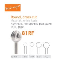Meisinger® Steel Cutter  Round-Cross Cut | 81RF