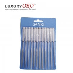 SANKI® Needle File With Plastic Handle Set | 12pcs