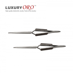 TSK® Cross Lock Tweezer | Straight Jaw 160mm