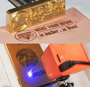 What's the different between laser engrave and stamp engrave of leather？