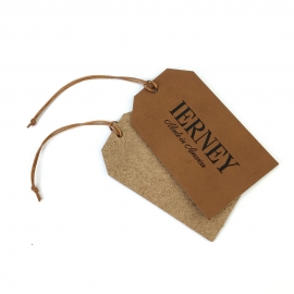 Custom genuine leather hang tags