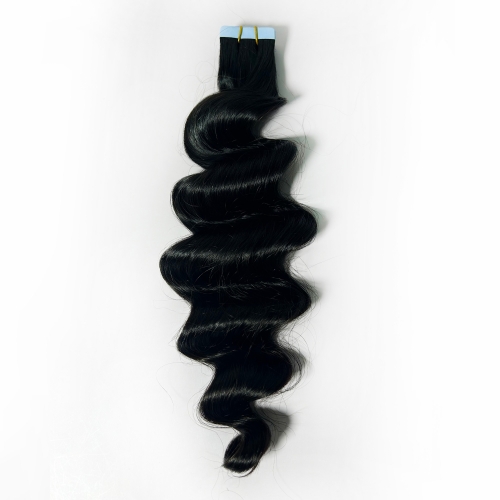 Virgin Loose wave tape ins