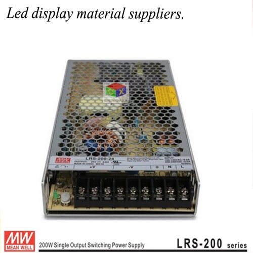 UL certification average LRS-200-5 single output 200W 5V 40A led display dedicated power supply
