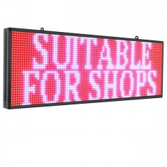 39"x14" Wifi LED Sign Full Color Programmable Scrolling Outdoor Message Led Screen Open Panel Digital LED Display For Advertising