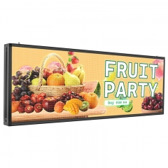39"x14" RGB Full color  P5 Indoor LED Message Sign Moving Scrolling led Display Board for shop windows