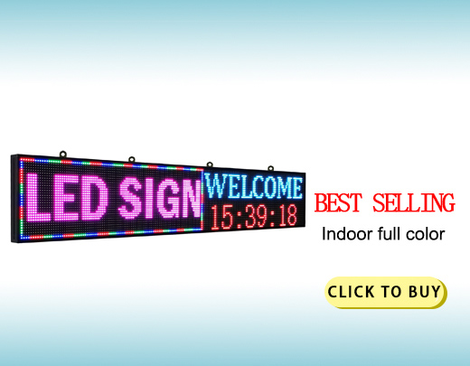 Indoor led display sign