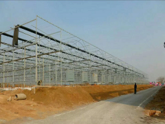 Double Arch Double Film Greenhouse in Liaoning