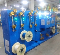 polyester, aluminum foil screening machine for TWINAX cable