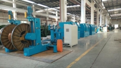 big size horizontal mica tape wrapping machine for fire-resistant cable