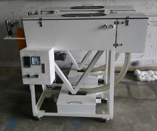 talcum powder covering machine