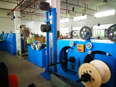 polyester, BOPP tape wrapping machine for submersible wire and winding wires