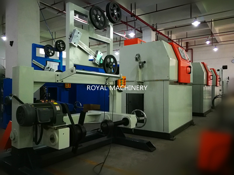 PTFE, FEP tape wrapping machine for medical cable