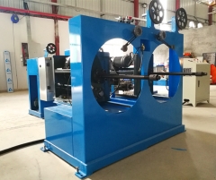 Silver clad copper/metal tape wrapping machine