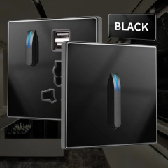 {产品},86 Type Switch Socket Black Tempered Glass Panel Piano Key 16A Air Conditioning Plug,86 Type Switch Socket Black Tempered Glass Panel Piano Key 16A Air Conditioning Plug,UPAD775 MyShop
