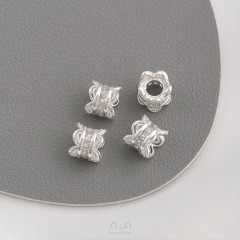 {产品},强保色14K包金镶锆石大孔隔珠路路通蕾丝双面花托皇冠diy串珠配件,强保色14K包金镶锆石大孔隔珠路路通蕾丝双面花托皇冠diy串珠配件,UPAD775 MyShop