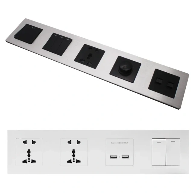 {产品},PC Series Hotel Conjoined Panel Switch And Socket Freely Match Modules Electrical Light With Different Standard Wall Outlet,PC Series Hotel Conjoined Panel Switch And Socket Freely Match Modules Electrical Light With Different Standard Wall Outlet,UPAD775 MyShop