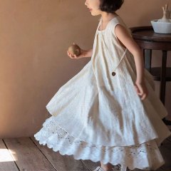 {产品},女童连衣裙夏装2025新款儿童裙子大童白色背心裙超好看休闲长裙潮,女童连衣裙夏装2025新款儿童裙子大童白色背心裙超好看休闲长裙潮,UPAD775 MyShop