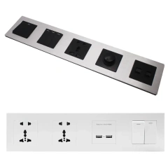 {产品},PC Series Hotel Conjoined Panel Switch And Socket Freely Match Modules Electrical Light With Different Standard Wall Outlet,PC Series Hotel Conjoined Panel Switch And Socket Freely Match Modules Electrical Light With Different Standard Wall Outlet,UPAD775 MyShop