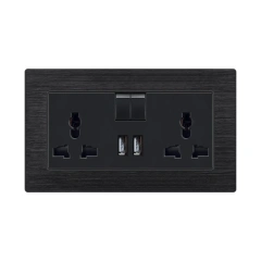 {产品},Hot Selling Black Aluminum Wire Drawing Wall Switch And Socket With OEM Service 146 Type 13A Universal Socket,Hot Selling Black Aluminum Wire Drawing Wall Switch And Socket With OEM Service 146 Type 13A Universal Socket,UPAD775 MyShop