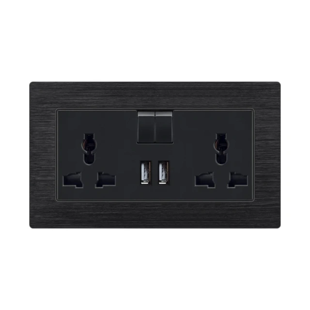 {产品},Hot Selling Black Aluminum Wire Drawing Wall Switch And Socket With OEM Service 146 Type 13A Universal Socket,Hot Selling Black Aluminum Wire Drawing Wall Switch And Socket With OEM Service 146 Type 13A Universal Socket,UPAD775 MyShop