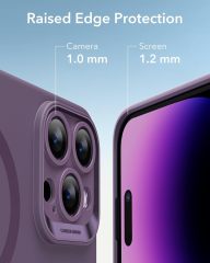 {产品},ESR for iPhone 14 Pro Case with MagSafe, Supports Magnetic Charging, Smooth & Slim Silicone Case, Shockproof, Full Screen and Camera Protection, Soft Microfiber Lining,Purple,ESR for iPhone 14 Pro Case with MagSafe, Supports Magnetic Charging, Smooth & Slim Silicone Case, Shockproof, Full Screen and Camera Protection, Soft Microfiber Lining,Purple,UPAD775 MyShop