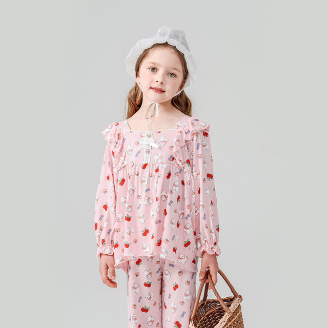 {产品},ZYZ设计师款儿童家居服套装春夏卡通小兔空调服A类雅赛尔女童睡衣,ZYZ设计师款儿童家居服套装春夏卡通小兔空调服A类雅赛尔女童睡衣,UPAD775 MyShop