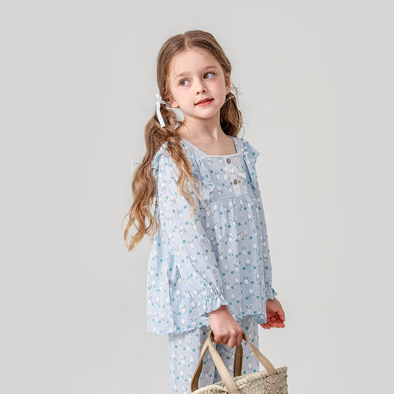 {产品},ZYZ设计师款儿童家居服套装春夏卡通小兔空调服A类雅赛尔女童睡衣,ZYZ设计师款儿童家居服套装春夏卡通小兔空调服A类雅赛尔女童睡衣,UPAD775 MyShop