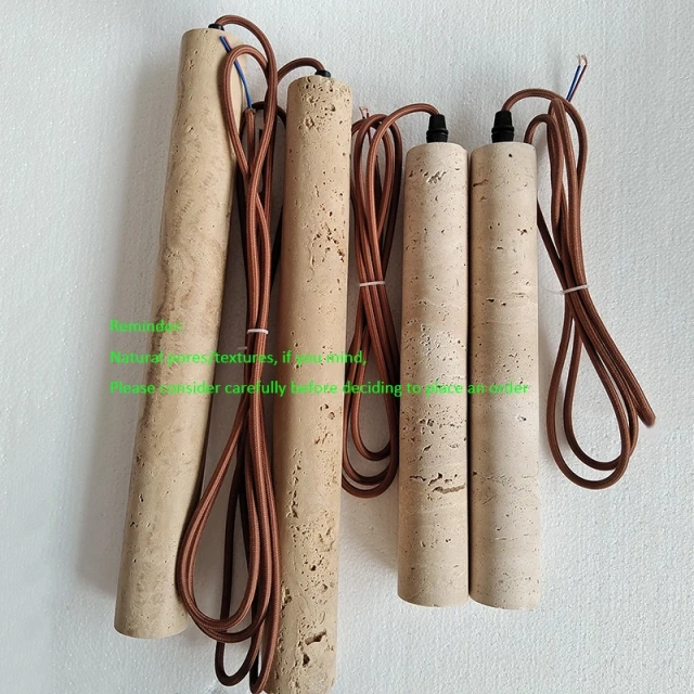 {产品},Nordic Minimalist Design Restaurant Led Decorative Chandelier Yellow Travertine Cylindrical Home Bedside Pendent Lamp,Nordic Minimalist Design Restaurant Led Decorative Chandelier Yellow Travertine Cylindrical Home Bedside Pendent Lamp,UPAD775 MyShop