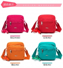 cute small messenger bag with zipper on front