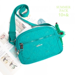 cute small messenger bag with zipper on front