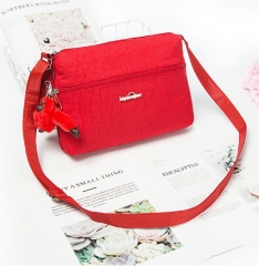 messenger bag with zipper on front