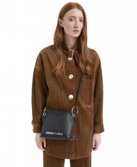 BYL Leather Messenger Bag