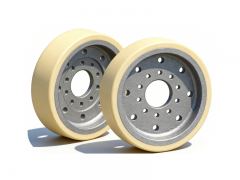 Monorail driving wheel