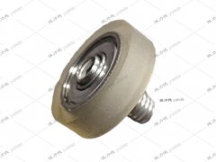 Rubber-coated screw bearing