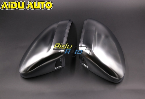 Matt Mirror Cover Rear view Side Mirror Cap Housing Support Lane Change Side Assist BlindSpot assist USE For VW PASSAT B8