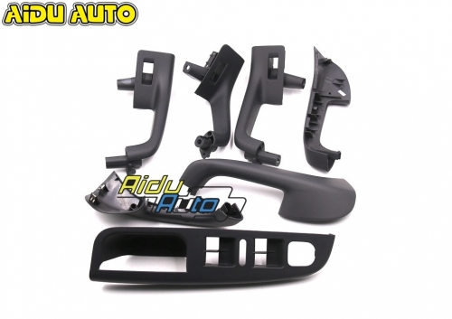 FREE SHIPPING 7 PCS Set FOR VW LHD Golf 5 Jetta MK5 Interior Door Handle