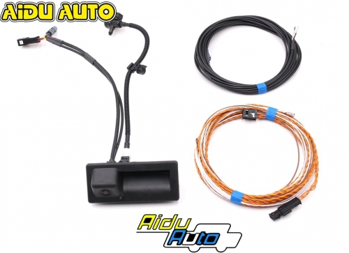 FOR Skoda Octavia 3 5E - High Line Rear View Camera KIT With Guidance Lines