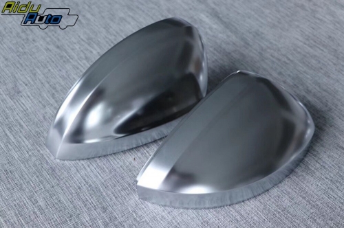 Matt Chrome Silver Mirror Cover Rear view Side Mirror Cap Housing USE For VW MQB Tiguan MK2