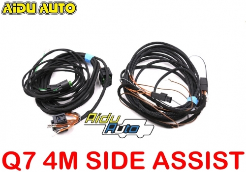 Side Assist Lane Change Blind Spot Wire Cable Harness For new audi Q7 4M