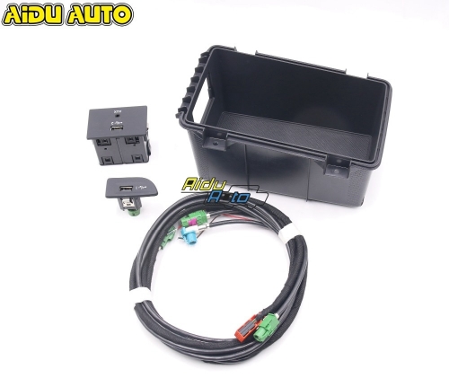 FOR Audi A3 8V MIB 2 CarPlay MDI USB AMI Install Plug Socket Switch Button Harness