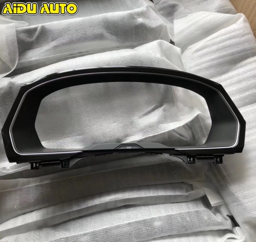 liquid Crystal Virtual Cluster Frame Case Support PIANO PAINT For VW PASSAT B8 B8.5 facelift