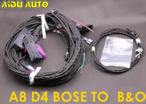 Upgrade Adapter Cable Wiring Harness Cable USE FIT For A8 D4 BOSE TO  Bang &amp; Olufsen Audio Speakers Media B&amp;O System