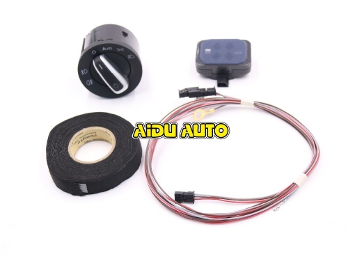 AUTO HEADLIGHT SWITCH RAIN SENSOR+WIRE/CABLE/HARNESS FOR VW GOLF 6 TIGUAN JETTA MK5 MK6 TOURAN