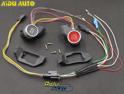 For VW MQB Steering Wheel Driving Select Mode TT RS R8 Engine Start Stop Switch Button